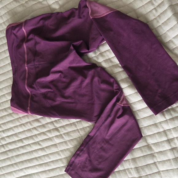 Outdoor Voices Maroon and Mauve Leggings - Picture 5 of 5
